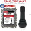 imageCKAuto 100Pcs TR413 Rubber Snapin Valve Stems and Valve Stem Puller Bunddle