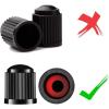 imageCKAuto 100pcs TR413 Rubber Tire Valve Stems with 50 Pcs Black Plastic Valve Stem Caps