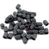 imageCKAuto 100pcs TR413 Rubber Tire Valve Stems with 50 Pcs Black Plastic Valve Stem Caps