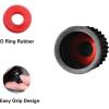 imageCKAuto 100pcs TR413 Rubber Tire Valve Stems with 50 Pcs Black Plastic Valve Stem Caps