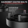 imageCKAuto 2 Pack 5x5 Hub Centric Wheel Spacers 125quot 5x127mm Wheel Spacers 715mm Center Bore with 12quot Studs125 Thick  4 pack