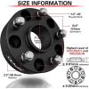 imageCKAuto 2 Pack 5x5 Hub Centric Wheel Spacers 125quot 5x127mm Wheel Spacers 715mm Center Bore with 12quot Studs200 Thick  2 pack