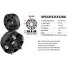 imageCKAuto 2 Pack 5x5 Hub Centric Wheel Spacers 125quot 5x127mm Wheel Spacers 715mm Center Bore with 12quot Studs200 Thick  4 pack