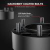 imageCKAuto 2 Pack 6x55 Hub Centric Wheel Spacers 150quot 6x1397mm Wheel Spacers 1061mm Center Bore with M12x15 Studs200 Thick  4 pack