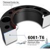imageCKAuto 4 Pack 6x55 Hub Centric Wheel Spacers 125quot 6x1397mm Wheel Spacers 1061mm Center Bore with M12x15 Studs200 Thick  2 pack