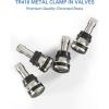 imageCKAuto 4 Pieces TR416 Metal Valve Stems Outer Mount Fits 453quot ampamp 625quot Rim Holes Long 1 12quot Silver25pcs