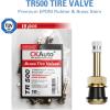 imageCKAuto TR618A Tubeless Tire Valve Stems 1875 Metal Valve Stems Climpin Brass Tire Valve Stem with Valve Stem Core for Rim 625quot 4 PackTR500