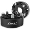 imageCKAuto 2 Pack 5x5 Hub Centric Wheel Spacers 125quot 5x127mm Wheel Spacers 715mm Center Bore with 12quot Studs200 Thick  2 pack