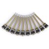 imageCKAuto TR618A Tubeless Tire Valve Stems 1875 Metal Valve Stems Climpin Brass Tire Valve Stem with Valve Stem Core for Rim 625quot 4 PackTR572