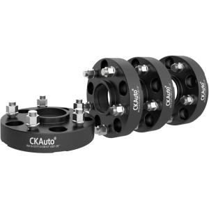 imageCKAuto 2 Pack 5x5 Hub Centric Wheel Spacers 125quot 5x127mm Wheel Spacers 715mm Center Bore with 12quot Studs125 Thick  4 pack