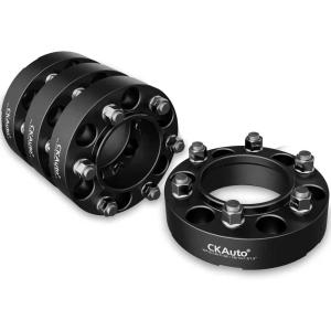 imageCKAuto 4 Pack 6x55 Hub Centric Wheel Spacers 125quot 6x1397mm Wheel Spacers 1061mm Center Bore with M12x15 Studs150 Thick  4 pack