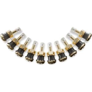 imageCKAuto TR618A Tubeless Tire Valve Stems 1875 Metal Valve Stems Climpin Brass Tire Valve Stem with Valve Stem Core for Rim 625quot 4 PackTR501