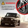 imageCKAuto 4 pcs 12quot300mm Metal Valve Stem Extenders Universal Valve Stem Extensions Made of EPDM Rubber fit for Heavy Vehicles Silver6 Pack Angled