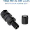 imageCKAuto 5 Pcs VS33TR33E Tubeless Metal Clampin Valve Stems Black Finish