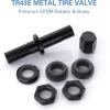 imageCKAuto 5 Pcs VS43TR43E Tubeless Metal Clampin Valve Stems Black Finish