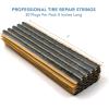 imageCKAuto 60pcs 4quot Brown Tire Repair Strings Automotive Tool Tire Repair Plugs for Tubeless OffRoad Tires Car Bike ATV UTV Wheelbarrow MowerBlack