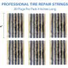 imageCKAuto 60pcs 4quot Brown Tire Repair Strings Automotive Tool Tire Repair Plugs for Tubeless OffRoad Tires Car Bike ATV UTV Wheelbarrow MowerBlack