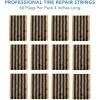 imageCKAuto 60pcs 4quot Brown Tire Repair Strings Automotive Tool Tire Repair Plugs for Tubeless OffRoad Tires Car Bike ATV UTV Wheelbarrow MowerBlack