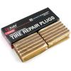 imageCKAuto 60pcs 4quot Brown Tire Repair Strings Automotive Tool Tire Repair Plugs for Tubeless OffRoad Tires Car Bike ATV UTV Wheelbarrow MowerBrown