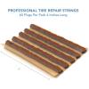 imageCKAuto 60pcs 4quot Brown Tire Repair Strings Automotive Tool Tire Repair Plugs for Tubeless OffRoad Tires Car Bike ATV UTV Wheelbarrow MowerBrown