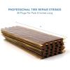 imageCKAuto 60pcs 4quot Brown Tire Repair Strings Automotive Tool Tire Repair Plugs for Tubeless OffRoad Tires Car Bike ATV UTV Wheelbarrow MowerBrown