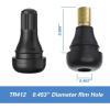 imageCKAuto TR413 Rubber Snapin Tire Valve Stem 100pcsbagTR41250pcs
