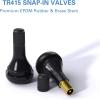 imageCKAuto TR413 Rubber Snapin Tire Valve Stem 100pcsbagTR415