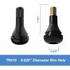 imageCKAuto TR413 Rubber Snapin Tire Valve Stem 100pcsbagTR415