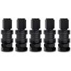 imageCKAuto 5 Pcs VS33TR33E Tubeless Metal Clampin Valve Stems Black Finish