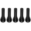 imageCKAuto TR412 Rubber Snapin Short Black Tire Valve Stem for Tubeless 0453 Inch 115mm Rim Holes on Standard Vehicle Tires 5pcsBagTR413