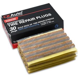imageCKAuto 60pcs 4quot Brown Tire Repair Strings Automotive Tool Tire Repair Plugs for Tubeless OffRoad Tires Car Bike ATV UTV Wheelbarrow MowerBrown