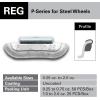 imageCKAuto 20oz P200 Lead Clip on Wheel Weights Uncoated 25PcsBox175oz