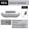 imageCKAuto 20oz P200 Lead Clip on Wheel Weights Uncoated 25PcsBox275oz