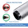 imageCKAuto American Flag Valve Stem Caps Aluminum USA Tire Valve Caps Universal Dust Proof Stem Covers for Cars Trucks Bikes Motorcycles Bicycles Corrosion Resistant 4 PackRedSilverN2