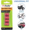 imageCKAuto American Flag Valve Stem Caps Aluminum USA Tire Valve Caps Universal Dust Proof Stem Covers for Cars Trucks Bikes Motorcycles Bicycles Corrosion Resistant 4 PackRedRedUSA