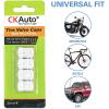 imageCKAuto American Flag Valve Stem Caps Aluminum USA Tire Valve Caps Universal Dust Proof Stem Covers for Cars Trucks Bikes Motorcycles Bicycles Corrosion Resistant 4 PackRedSilverUSA