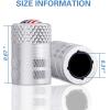 imageCKAuto American Flag Valve Stem Caps Aluminum USA Tire Valve Caps Universal Dust Proof Stem Covers for Cars Trucks Bikes Motorcycles Bicycles Corrosion Resistant 4 PackRedSilverUSA
