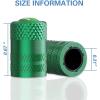 imageCKAuto American Flag Valve Stem Caps Aluminum USA Tire Valve Caps Universal Dust Proof Stem Covers for Cars Trucks Bikes Motorcycles Bicycles Corrosion Resistant 4 PackRedGreenN2