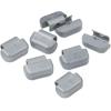 imageCKAuto MC Style Zinc Coated 025oz 05oz 075oz 10oz Clip on Wheel Weights Assortments 25PcsStyle Total 100PcsBoxold gray
