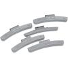 imageCKAuto MC Style Zinc Coated 025oz 05oz 075oz 10oz Clip on Wheel Weights Assortments 25PcsStyle Total 100PcsBoxold gray