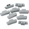 imageCKAuto MC Style Zinc Coated 025oz 05oz 075oz 10oz Clip on Wheel Weights Assortments 25PcsStyle Total 100PcsBoxold gray
