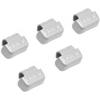 imageCKAuto MC Style Zinc Coated 025oz 05oz 075oz 10oz Clip on Wheel Weights Assortments 25PcsStyle Total 100PcsBoxupgraded gray