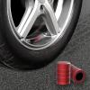 imageCKAuto Tire Valve Stem Caps Black 4 pcsPack Anodized Aluminum Tire Valve Cap Set Corrosion Resistant Universal Stem Covers for Cars Trucks Motorcycles SUVs and BikesRed