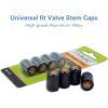 imageCKAuto Tire Valve Stem Caps Silver 10 pcsPack Anodized Aluminum Tire Cap Set Corrosion Resistant Universal Stem Covers for Cars Trucks Motorcycles SUVs and BikesBasketball