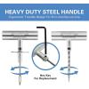 imageCKAuto Universal Tire Repair Kit Heavy Duty Car Emergency Tool Kit for Flat Tire Puncture Repair 36 Pcs Value Pack Tire Plug Kit fit for Autos Cars Motorcycles Trucks RVs etc
