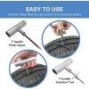 imageCKAuto Universal Tire Repair Kit Heavy Duty Car Emergency Tool Kit for Flat Tire Puncture Repair 36 Pcs Value Pack Tire Plug Kit fit for Autos Cars Motorcycles Trucks RVs etc