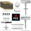 imageCKAuto Universal Tire Repair Kit Heavy Duty Car Emergency Tool Kit for Flat Tire Puncture Repair 36 Pcs Value Pack Tire Plug Kit fit for Autos Cars Motorcycles Trucks RVs etc