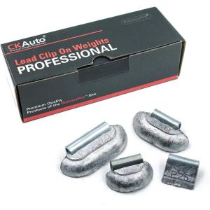 imageCKAuto 20oz P200 Lead Clip on Wheel Weights Uncoated 25PcsBox025oz1oz
