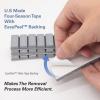imageCKAuto 12oz Trapezium Adhesive Stick on Wheel WeightsEasyPeel Tape 72ozBox US Quality144pcs Blackgray