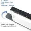 imageCKAuto 1oz Grey Adhesive Stick on Wheel WeightsEasyPeel Tape 72 ozBox US Quality72pcsBlack